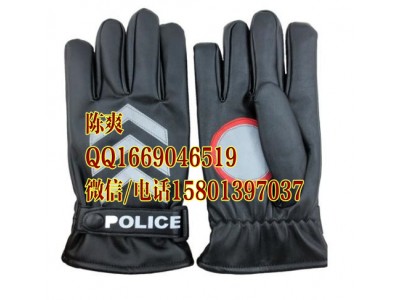 黑色交警棉手套，反光手套，警察手套