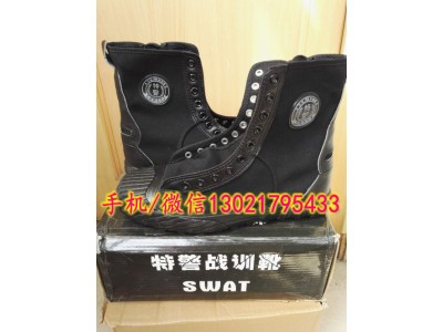 特警帆布作戰(zhàn)靴，511特警帆布作訓鞋，帆布高腰特警作戰(zhàn)鞋